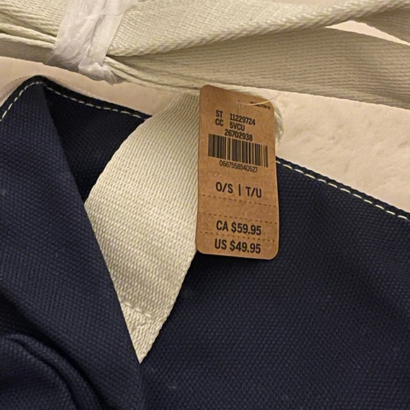 NEW VS PINK Weekender Duffle Gym Bag in Navy - Picture 7 of 12